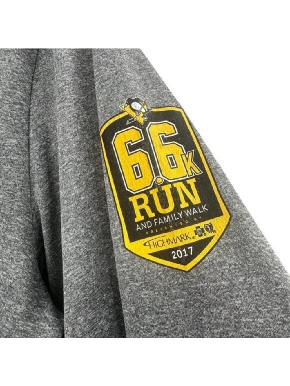 2017 Pittsburgh Penguins Lemieux 6.6K Charity Run Walk Women's 2XL Stanley Cup - Picture 4 of 6